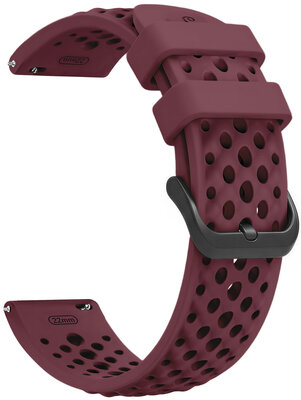 Silikonowy pasek Amazfit 22 mm (pro Active Max), Burgundy
