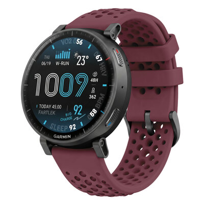 Silikonowy pasek Amazfit 22 mm (pro Active Max), Burgundy