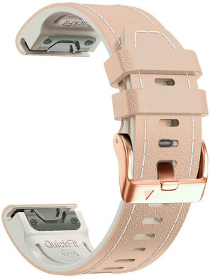 Pasek skórzany Ricardo Sansicario 20mm, Beige, QuickFit
