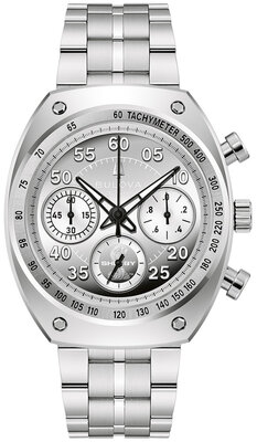 Bulova Archive Series "Shelby" Racer Chronograph Quartz 96K118 Limited Edition 9999pcs (+ zamienny pasek)