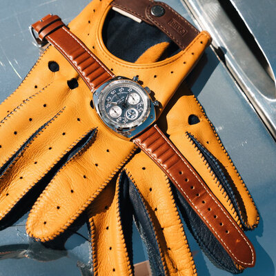 Bulova Archive Series "Shelby" Racer Chronograph Quartz 96K118 Limited Edition 9999pcs (+ zamienny pasek)
