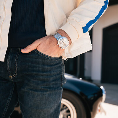 Bulova Archive Series "Shelby" Racer Chronograph Quartz 96K118 Limited Edition 9999pcs (+ zamienny pasek)
