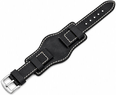 Skórzany pasek Ricardo Asti premium, Black, Quick Release