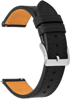 Skórzany pasek Ricardo Orvieto premium, Black, Quick Release