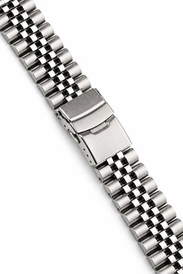 Stalowa bransoleta Ricardo Jesolo premium 22mm (pro Seiko 5 Sports SRPD series), Silver
