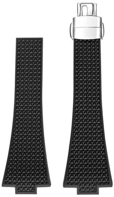Silikonowy pasek Ricardo Ivrea premium 12mm (pro Tissot PRX), Black