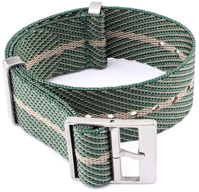 Pasek tekstylny Ricardo Mantova premium, Green, NATO