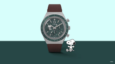 Timex Q Timex Reissue x Peanuts Snoopy Quartz Chronograph TW6A04400UK
