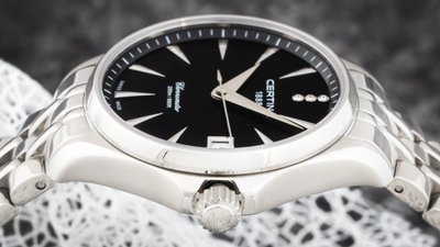 Certina DS Action Lady Quartz Precidrive COSC Chronometer Diamonds C032.051.11.056.00