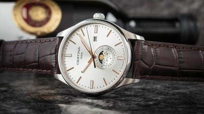 Certina DS-8 Quartz COSC Chronometer Moon phase C033.457.16.031.00