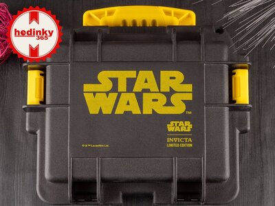 Czarne etui Invicta na 3 zegarki Star Wars (DC3STWAR)
