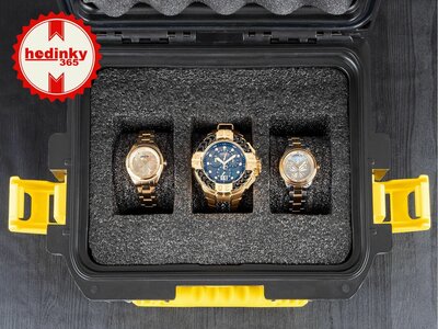 Czarne etui Invicta na 3 zegarki Star Wars (DC3STWAR)