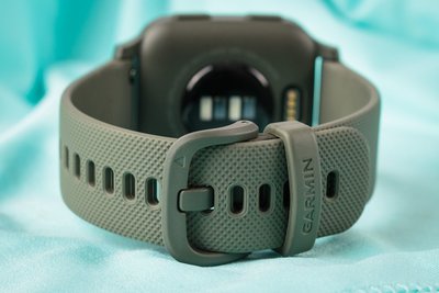 Garmin Venu Sq Music, Slate / Green Band