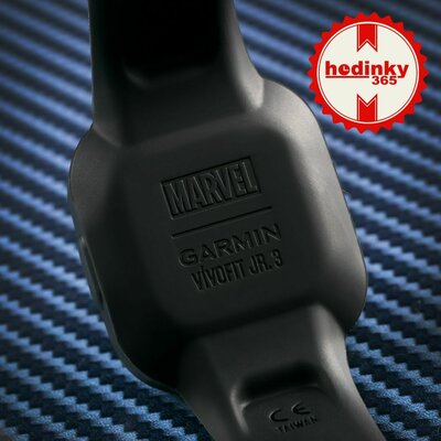 Pasek plastikowy Garmin (do Vívofit junior 3), czarny, Marvel, Black Panther, 010-12666-40