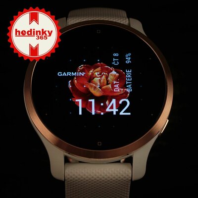 Garmin Venu 2S Rose Gold / White Band