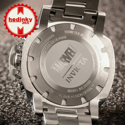 Invicta Marvel Quartz 48mm 35096 Spiderman Limited Edition 4000pcs