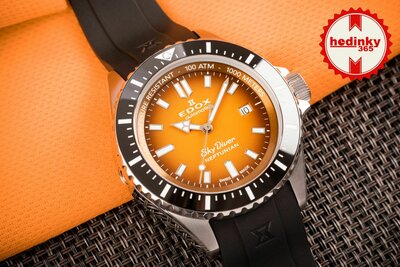 Edox SkyDiver Neptunian Automatic 80120-3nca-odn