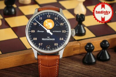 MeisterSinger Lunascope Automatic Moonphase Date LS908G_SG03