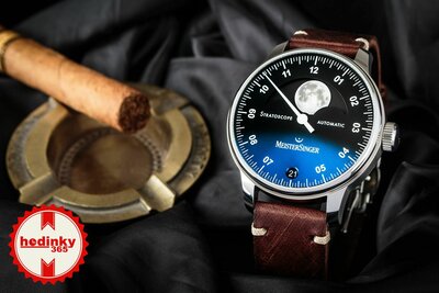 MeisterSinger Stratoscope Automatic Moonphase Date ST982_SVSL02