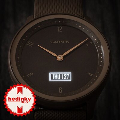 Garmin Vívomove Sport Peach Gold / Cocoa Band