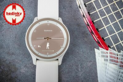 Garmin Vívomove Sport Peach Gold/Ivory Band