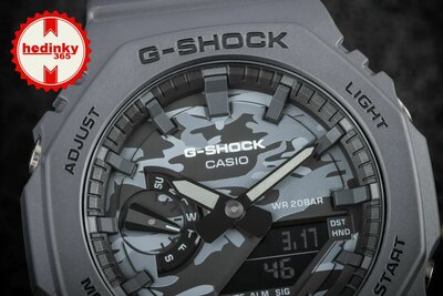 Casio G-Shock Original GA-2100CA-8AER Utility Camo Series Carbon Core Guard