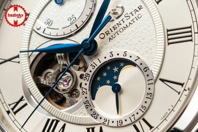 Orient Star Classic M45 F7 Moonphase Open Heart Automatic RE-AY0106S00B