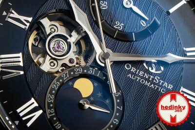 Orient Star Classic M45 F7 Moonphase Open Heart Automatic RE-AY0103L00B