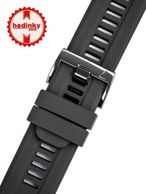 Silikonowy pasek Ricardo 26mm (pro Garmin Fenix 8/7X/6X (51mm), Tactix aj.), czarny, QuickFit