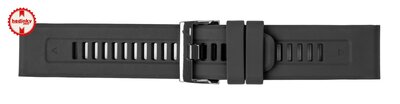 Silikonowy pasek Ricardo 26mm (pro Garmin Fenix 8/7X/6X (51mm), Tactix aj.), czarny, QuickFit