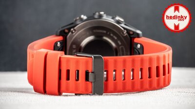 Silikonowy pasek Ricardo 20mm (pro Garmin Fenix 8/7S/6S (43mm), aj.), czerwony, QuickFit