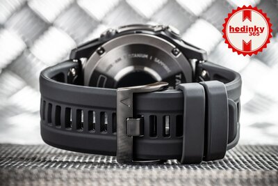 Silikonowy pasek Ricardo 26mm (pro Garmin Fenix 8/7X/6X (51mm), Tactix aj.), czarny, QuickFit