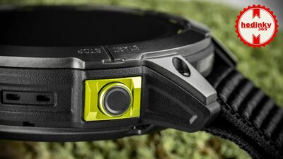 Garmin Enduro 2 Carbon Gray DLC Titanium / Black UltraFit Nylon Strap (+ zamienny pasek)