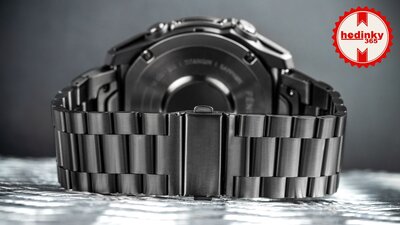 Stalowa bransoleta Ricardo 26mm (pro Garmin Fenix 8/7X/6X (51mm), Tactix aj.), czarny V1, QuickFit