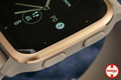 Garmin Venu Sq 2 Music, Cream Gold / Grey Band