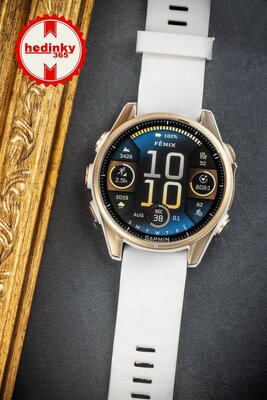 Silikonowy pasek Ricardo 20mm (pro Garmin Fenix 8/7S/6S (43mm), aj.), biały, QuickFit