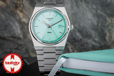 Tissot PRX Quartz T137.410.11.091.01 (w kolorze Tiffany Blue)