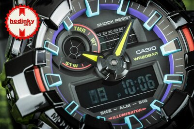Casio G-Shock Original GA-700RGB-1AER Virtual Rainbow Series