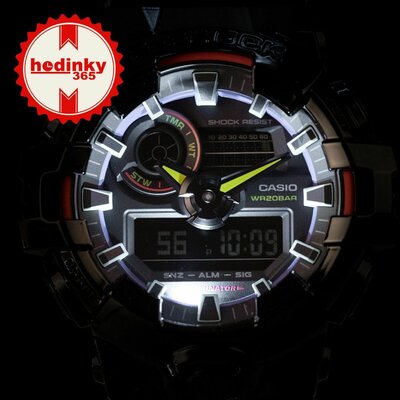 Casio G-Shock Original GA-700RGB-1AER Virtual Rainbow Series