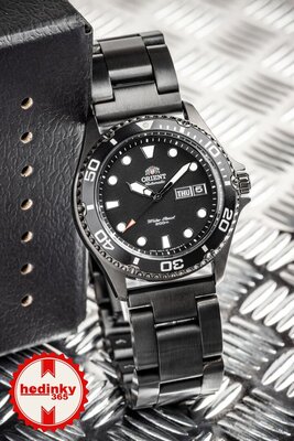 Stalowa bransoleta Ricardo Vacone, czarna