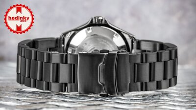 Stalowa bransoleta Ricardo Vacone, czarna