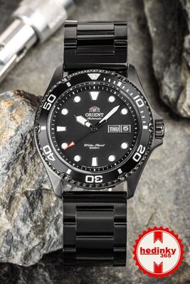 Bransoleta stalowa Ricardo Siena, czarna