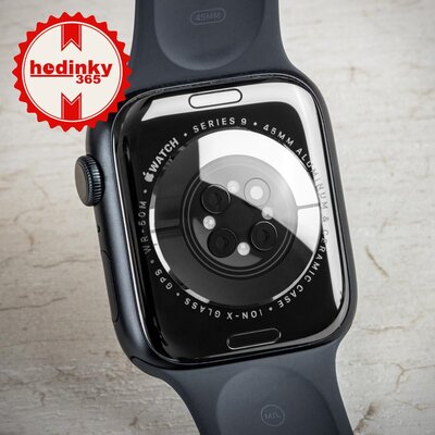 Apple Watch Series 9 GPS + Cellular 45mm Midnight Aluminium Case / Midnight Sport Band - M/L