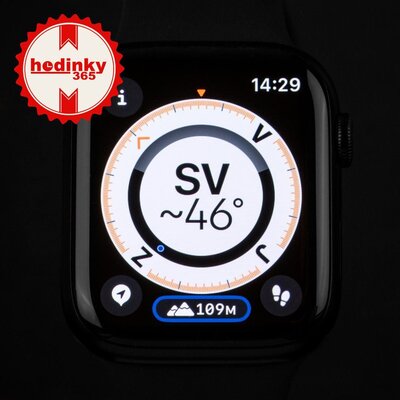 Apple Watch Series 9 GPS + Cellular 45mm Midnight Aluminium Case / Midnight Sport Band - M/L