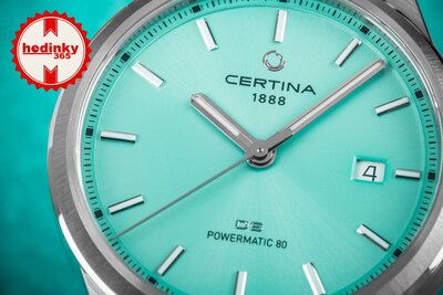 Certina DS-7 Powermatic 80 C043.407.11.351.00 (w kolorze Tiffany Blue)