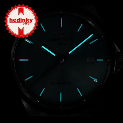 Certina DS-7 Powermatic 80 C043.407.11.351.00 (w kolorze Tiffany Blue)