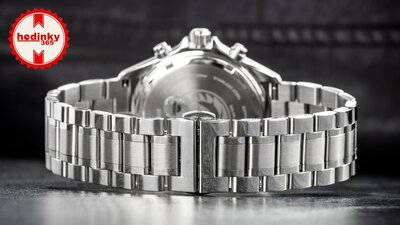 Bransoleta stalowa Ricardo Montorio, srebrna