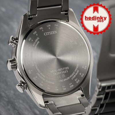 Citizen Sports Eco-Drive Radio Controlled Tsuki-yomi Moonphase Super Titanium BY1010-81L