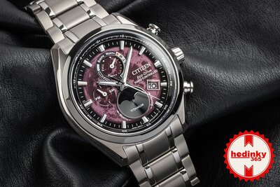 Citizen Sports Eco-Drive Radio Controlled Tsuki-yomi Moonphase Super Titanium BY1018-80X