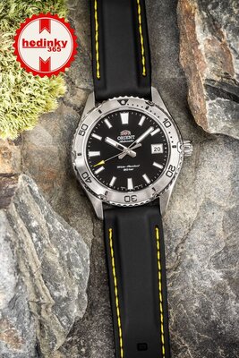 Pasek silikonowy Ricardo Fermo, czarny V2